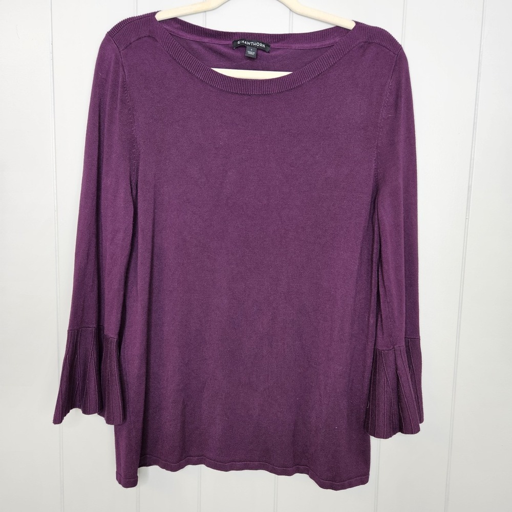 41 Hawthorn Maroon Large Women's Sweater Bell‎ Wrist Sleeves